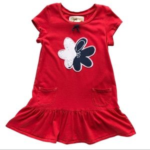 Next Red, White, Blue, Drop Waist T Shirt Dress